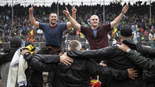 Zwei Berner teilen sich Festsieg: Staudenmann und Hiltbrunner triumphieren