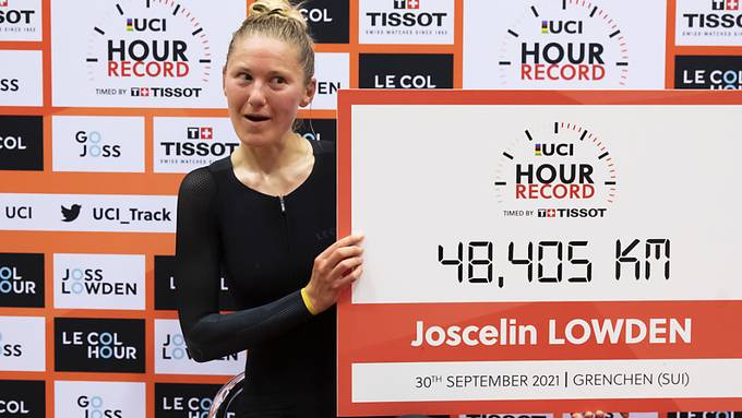 Joscelin Lowden bricht den Stundenweltrekord