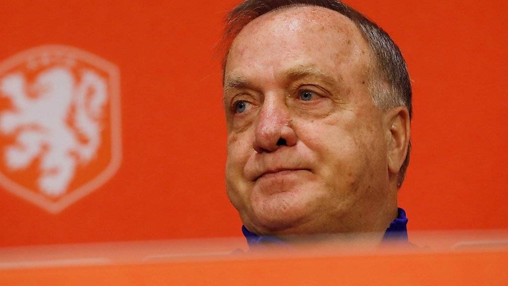 Die Niederlande mit Coach Dick Advocaat steht vor einer schier unlösbaren Aufgabe