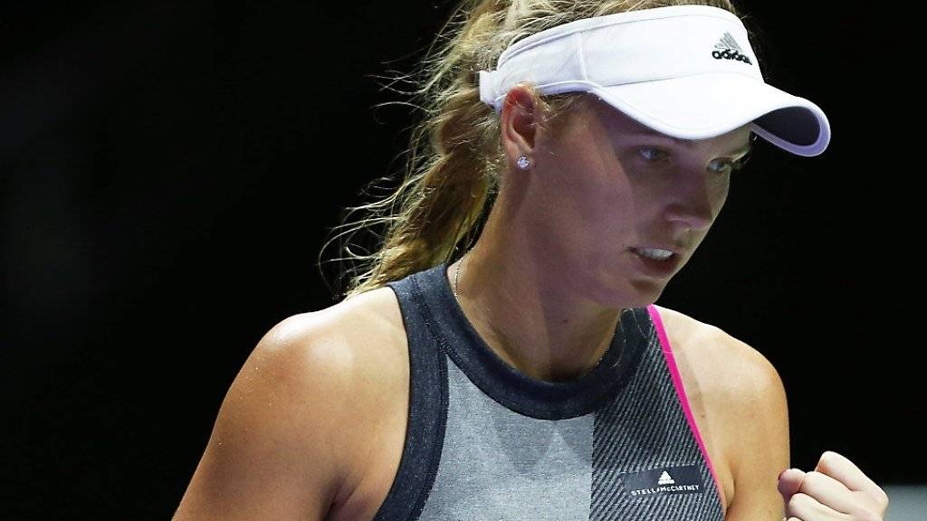 Caroline Wozniacki imponiert an den WTA Finals weiter.