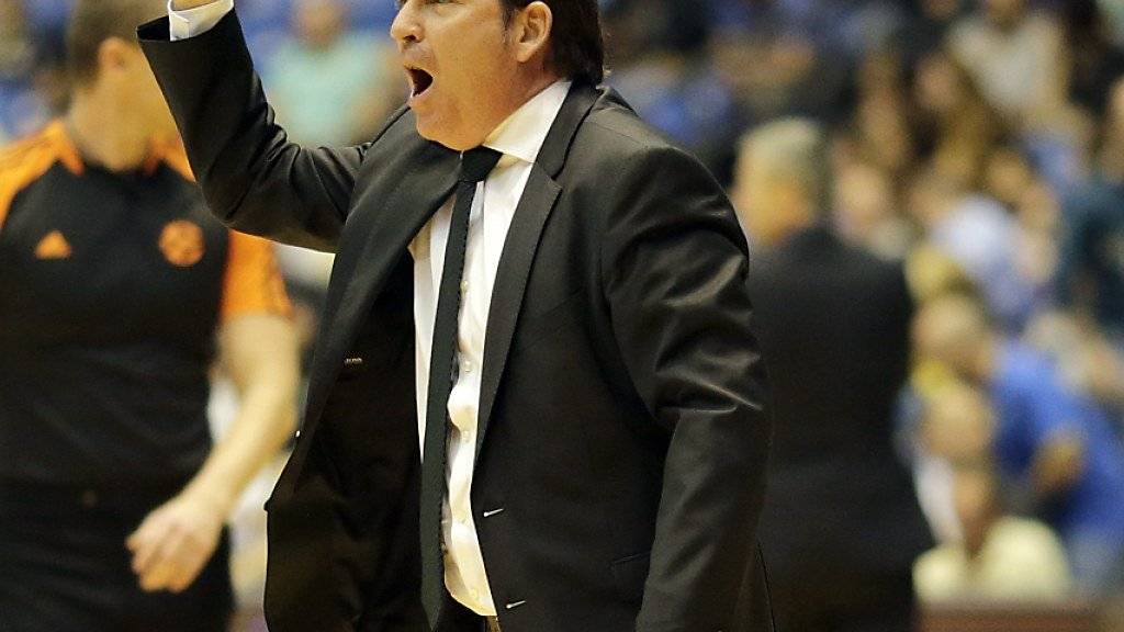 Panathinaikos-Coach Xavi Pascual konnte sein Team gegen Fenerbahce nicht zum Sieg führen und musste im Bus nach Hause