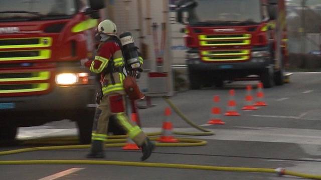 Brand zerstört Bar in Villmergen
