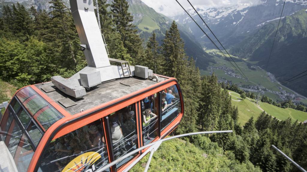 Die Seilbahn der Brunni-Bahnen AG verbindet Engelberg mit Ristis. (Archivaufnahme)