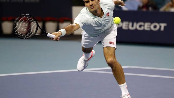 Federer souverän in Miami im Halbfinal