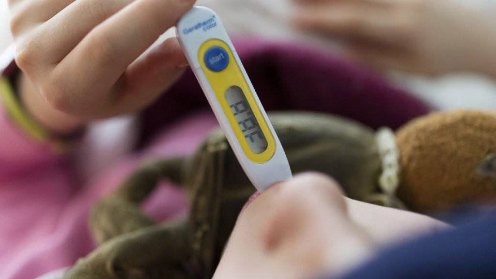 Die Grippewelle hat die Schweiz immer noch fest im Griff. Am häufigsten erkranken Kleinkinder bis vier Jahre. (Symbolbild)