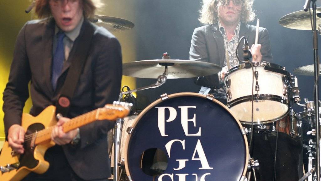 Stefan Brenner (r) und Simon Spahr 2014  beim Auftritt von Pegasus auf dem Berner Gurten (Archiv)