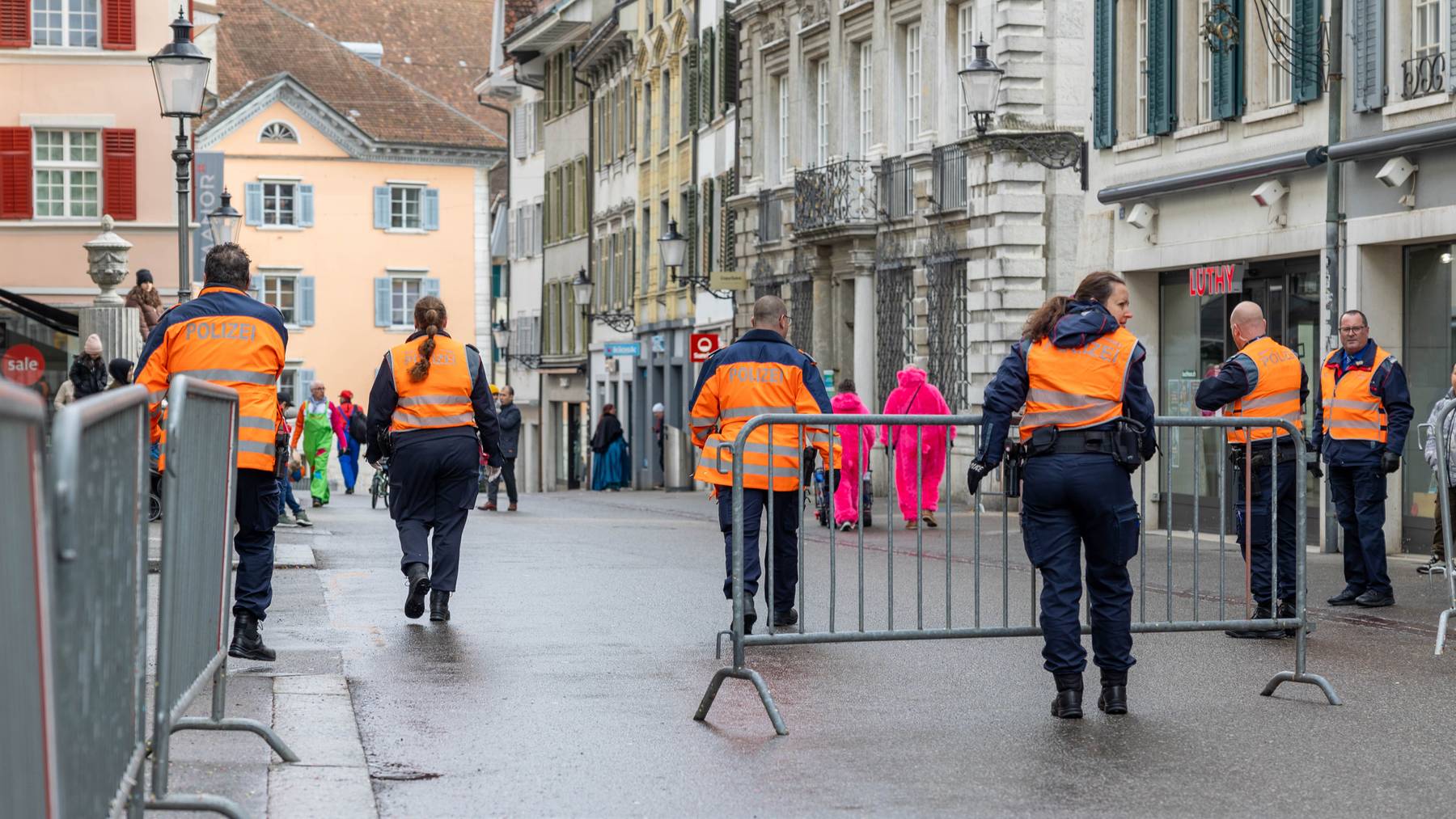 Polizei an der Solothurner Fasnacht