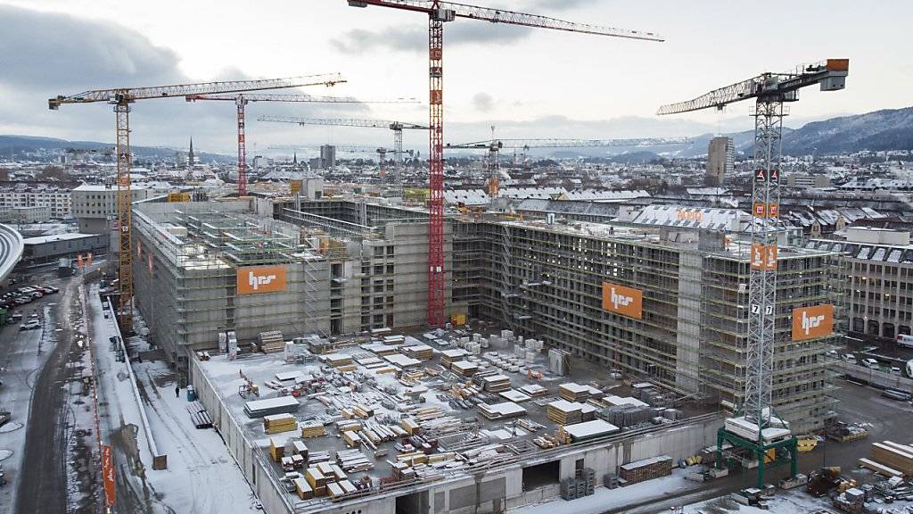Qualität wird auf dem Wohnungsmarkt wichtiger: Baustelle in Zürich (Archivbild).