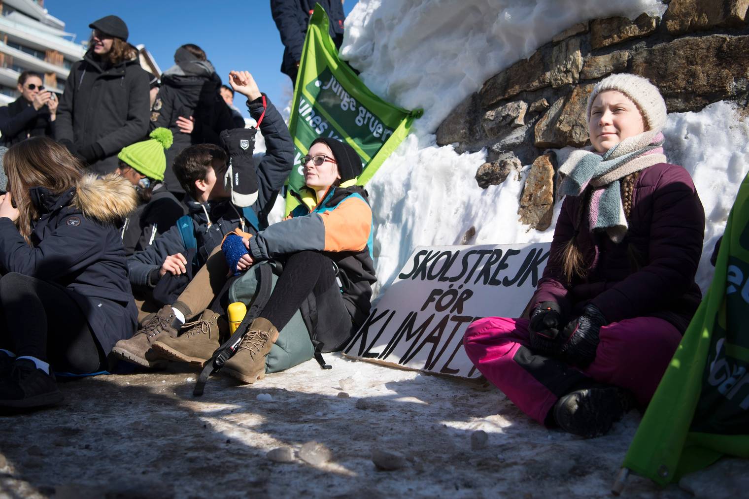 Die schwedische Klima-Aktivistin wird wie letztes Jahr mit dem Zug ans WEF in Davos reisen. (Archivbild)
