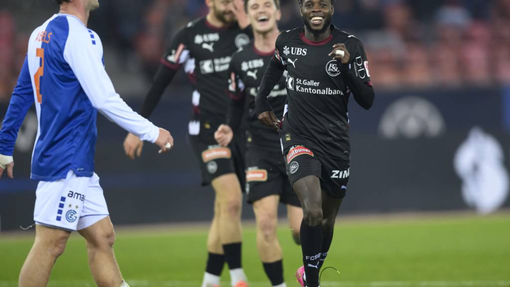 Aliou Baldé traf im dritten Spiel in Folge für den FC St. Gallen