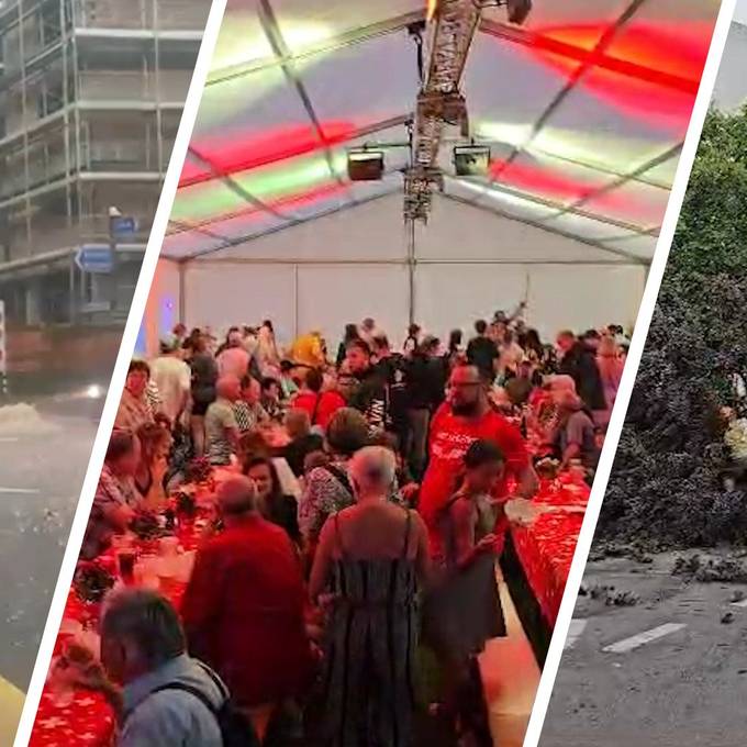 Heftiges Gewitter zieht über die Ostschweiz – Bundesfeier in Rorschach abgesagt