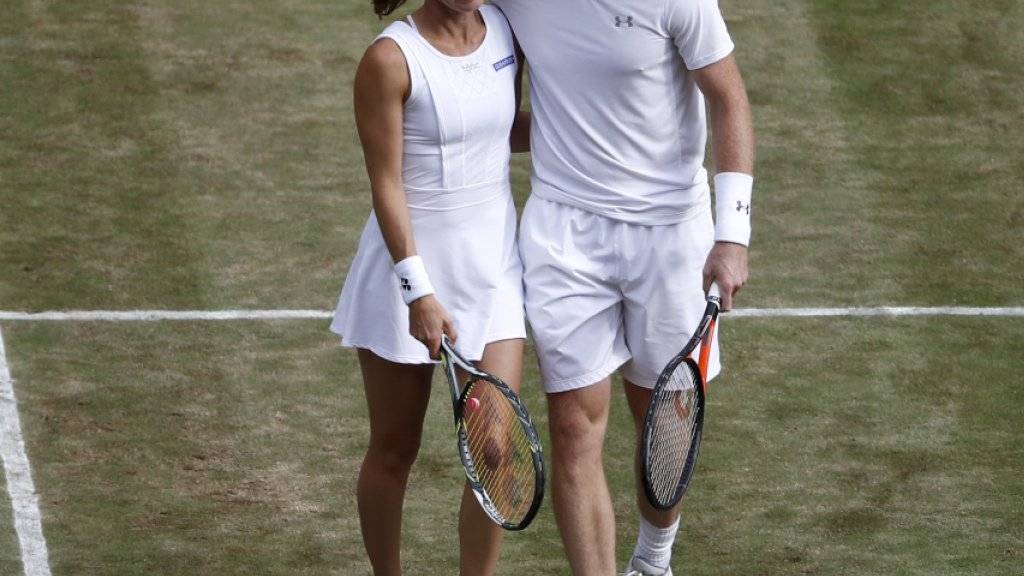 Martina Hingis und Jamie Murray schlugen im Final die Titelverteidiger