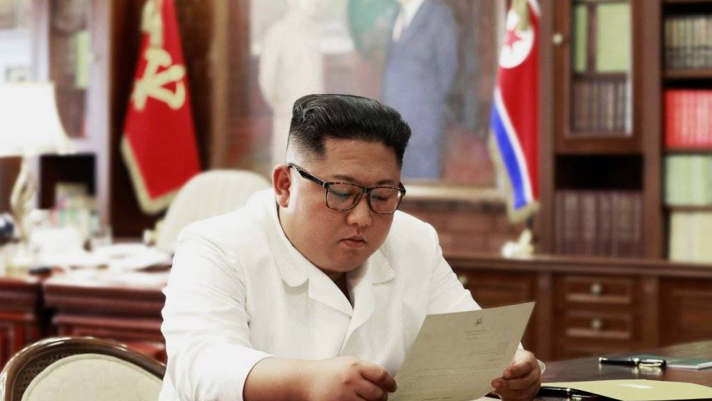 Nordkoreas Machthaber Kim Jong Un hat einen Brief von US-Präsident Donald Trump erhalten.