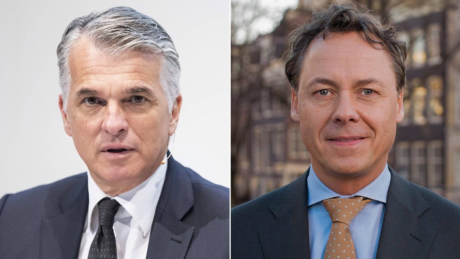 Tritt im Herbst ab: UBS-CEO Sergio Ermotti (links). Übernimmt: Ralph Hamers.