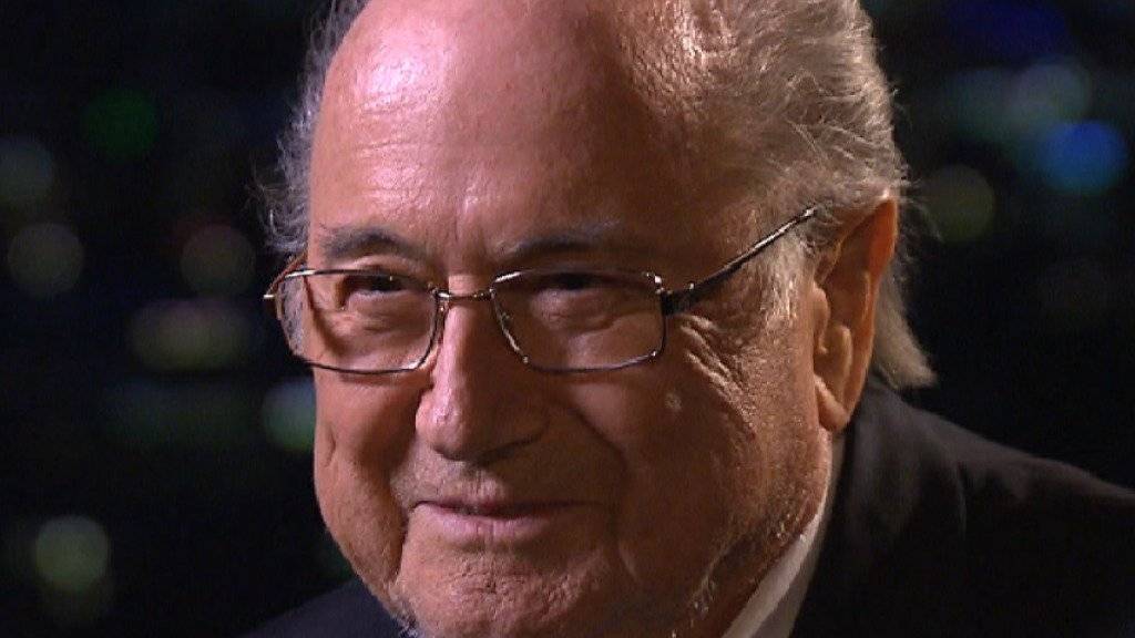Sepp Blatter stellte sich den Fragen der Rundschau