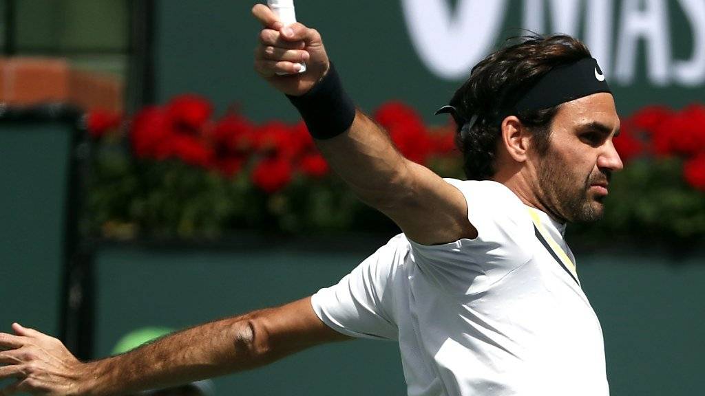 Roger Federer muss sich im 18. Spiel des Jahres erstmals geschlagen geben