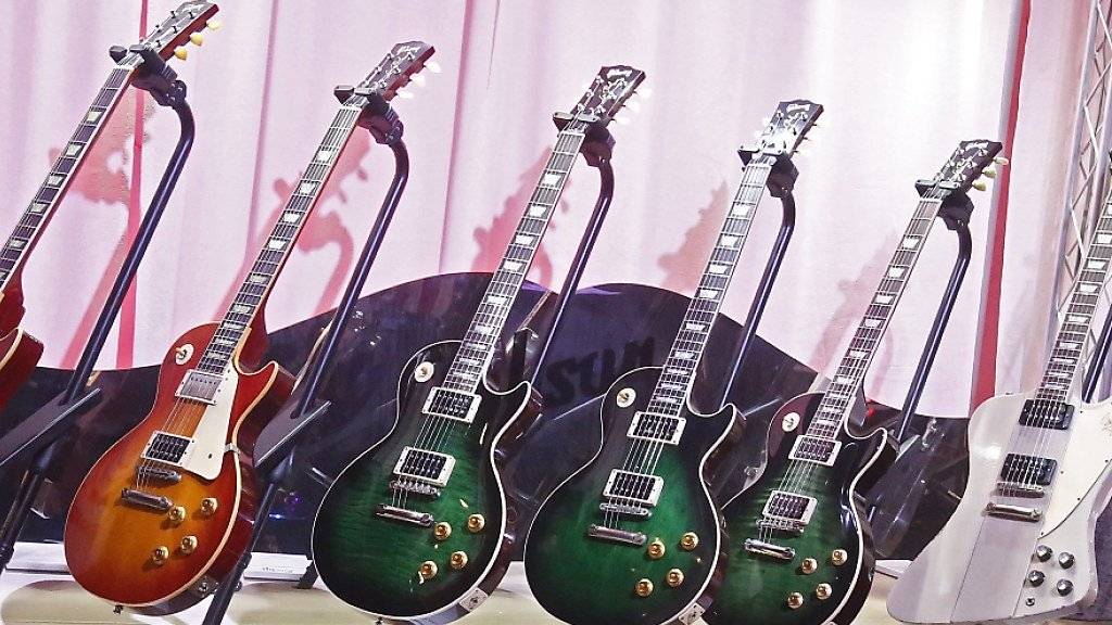 Die E-Gitarren von Gibson wird es bald vielleicht nicht mehr geben - die Firma hat Gläubigerschutz beantragt. (Archivbild)