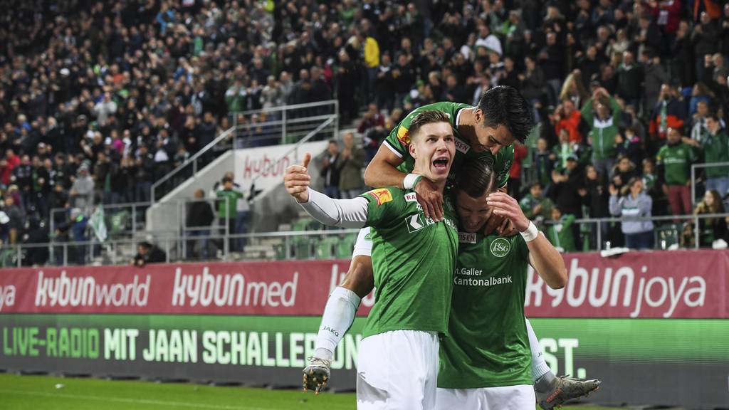 Der FC St.Gallen gewinnt völlig verdient mit 3:0 gegen den ...