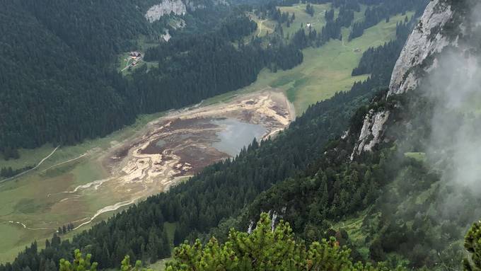 Der Sämtisersee ist fast kein See mehr