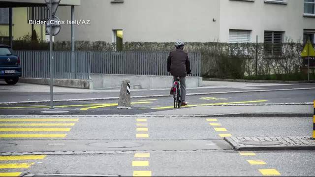 Blockierter Veloweg