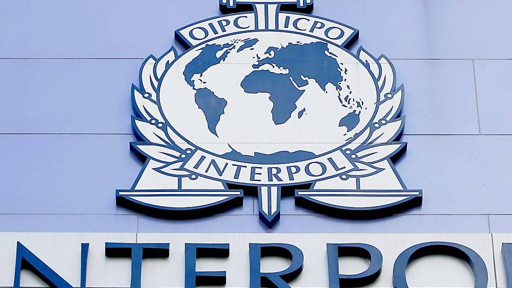 Das offizielle Interpol-Emblem. (Archiv)