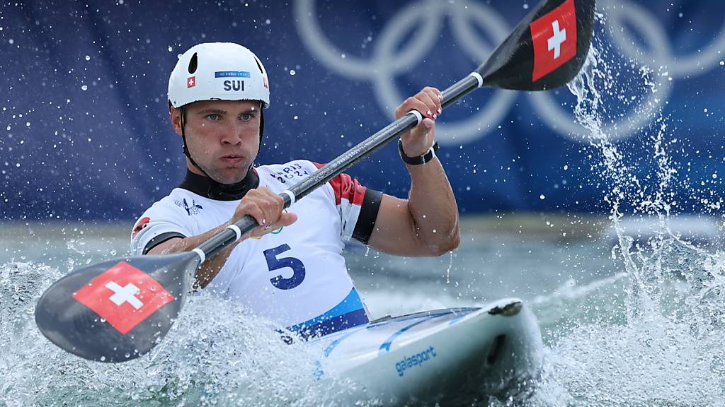 Martin Dougoud kommt einer Medaille im Kajak-Einer nahe