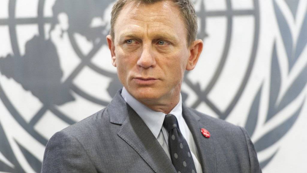Sony hat Daniel Craig verboten, sich weiterhin harsch über «Spectre» zu äussern (Mark Garten/United Nations via AP).