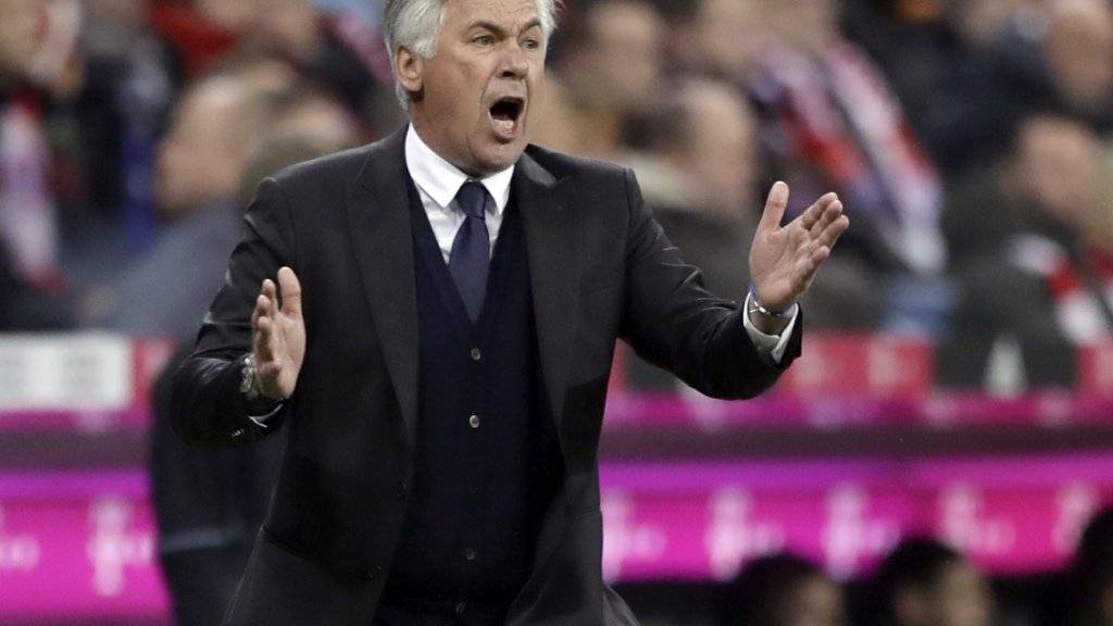 Carlo Ancelotti steht nach zuletzt zwei Niederlagen mit Bayern München im Heimspiel gegen Bayer Leverkusen unter Druck