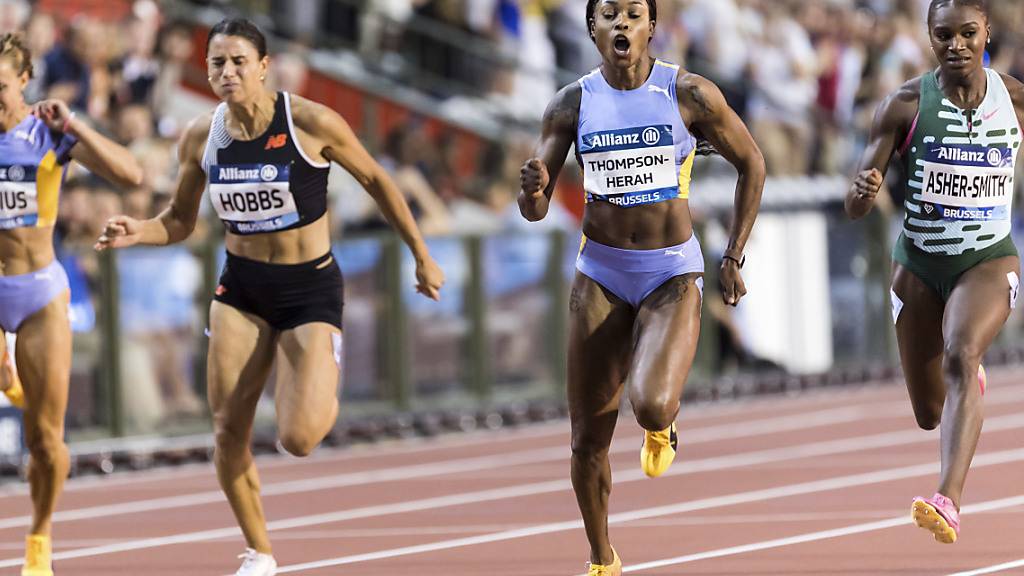 Elaine Thompson-Herah meldet sich auf der neuen Bahn in Brüssel mit einem Sieg eindrücklich zurück