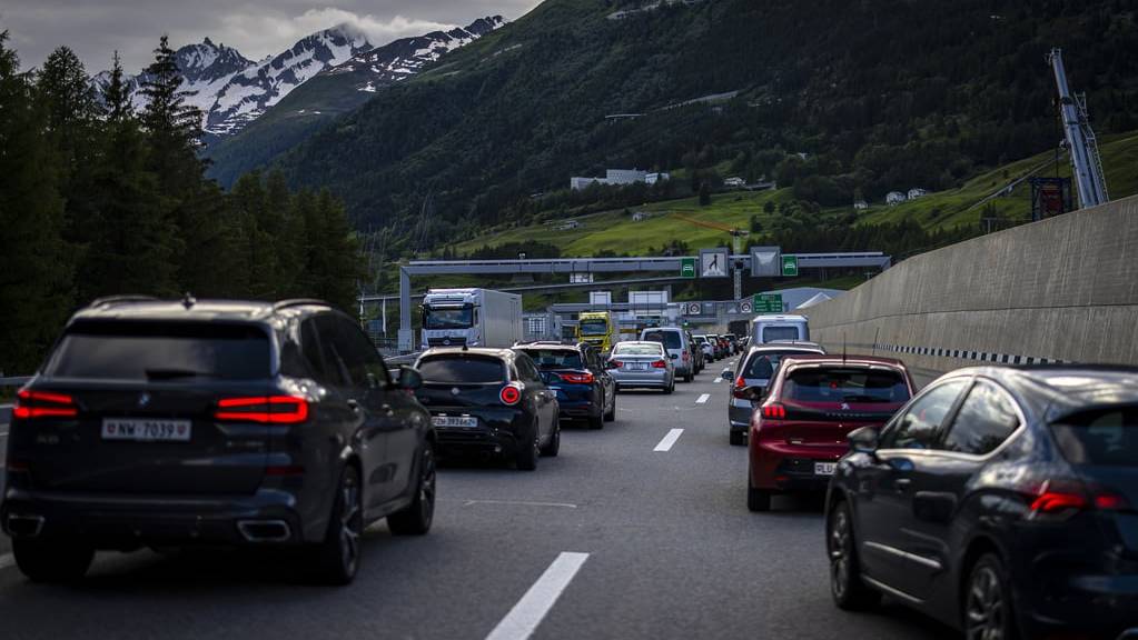 Stau Gotthard_23.06.2024