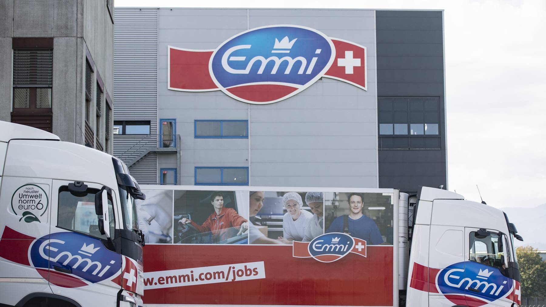 Gut unterwegs: Emmi-Produktionsstandort in Emmen.