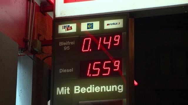 Unfreiwillig billigste Tankstelle von Europa