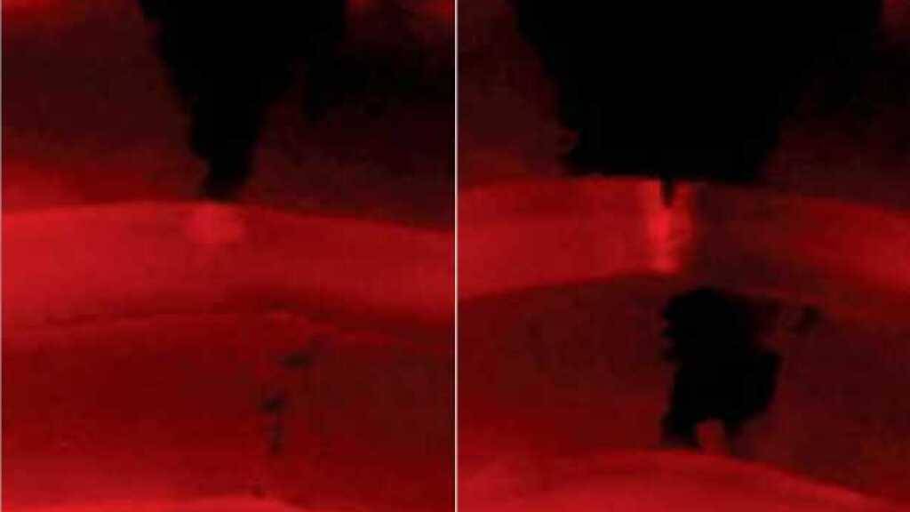 Ein von ETH-Forschenden geschaffenes Material zeigt durch Fluoreszieren innere Schwächen an, bevor sie sich - etwa in Flugzeugen - katastrophal auswirken. Von links nach rechts: Ein von aussen nicht sichtbarer Riss bildet sich und beginnt bei den ersten Anzeichen zu fluoreszieren (Pressebild).