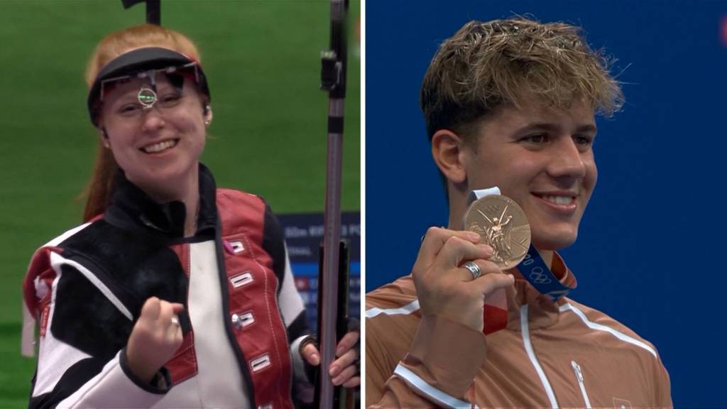 Medaillen-Segen für die Schweiz: Schiess-Gold und Schwimm-Bronze