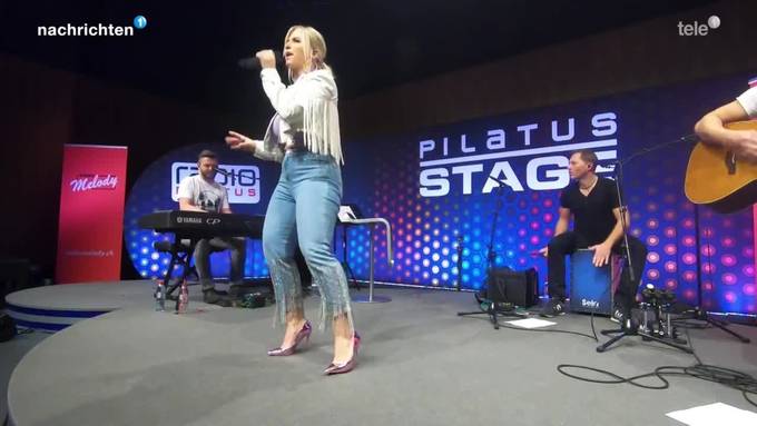 Beatrice Egli auf der Radio Pilatus Stage