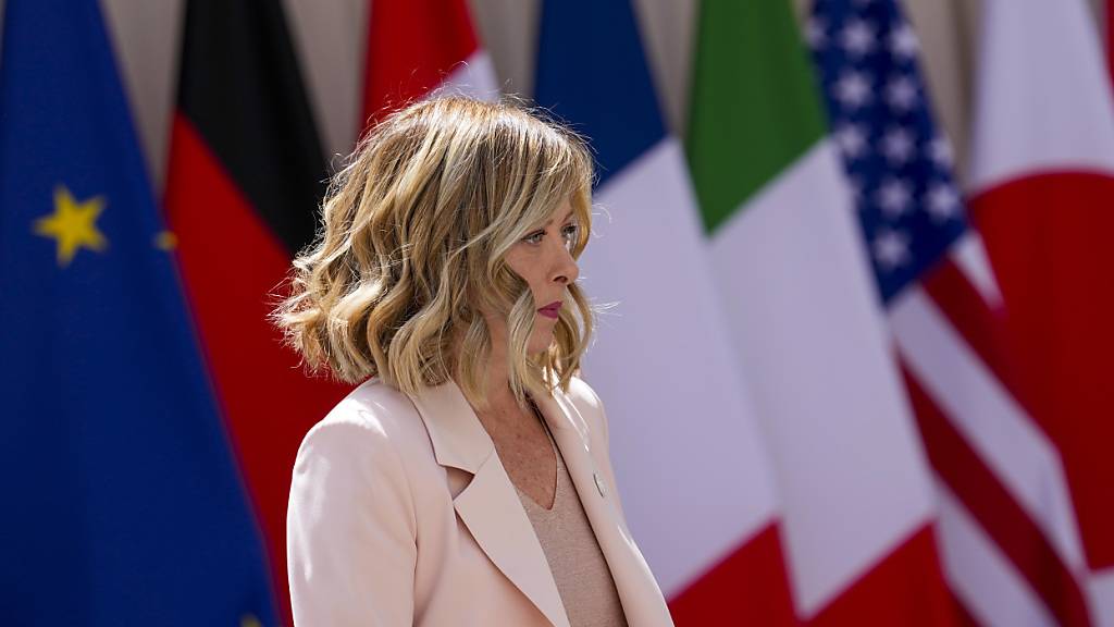 Die italienische Ministerpräsidentin Giorgia Meloni. Foto: AP/dpa