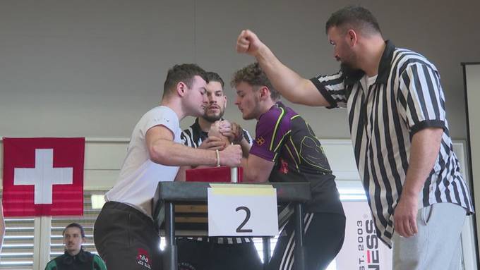 Kräftemessen in Grossaffoltern: So war die Armwrestling-Schweizermeisterschaft