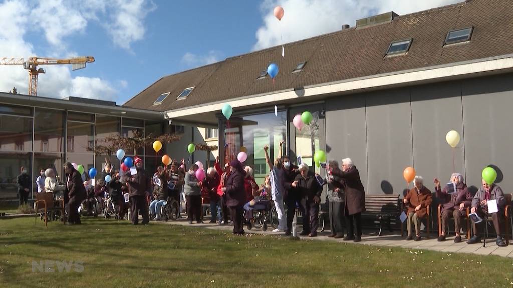 Isolation vorbei: Altersheim St. Peter ist durchgeimpft