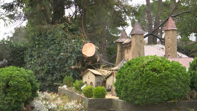 Starkes Unwetter im Süden