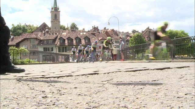 Cancellara-Fans reisen mit dem Velo an