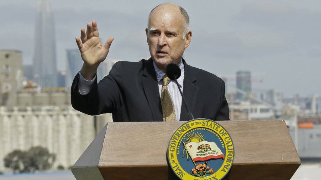 Heisst auch Einwanderer ohne Papiere willkommen: Kaliforniens Gouverneur Jerry Brown. (Archivbild)