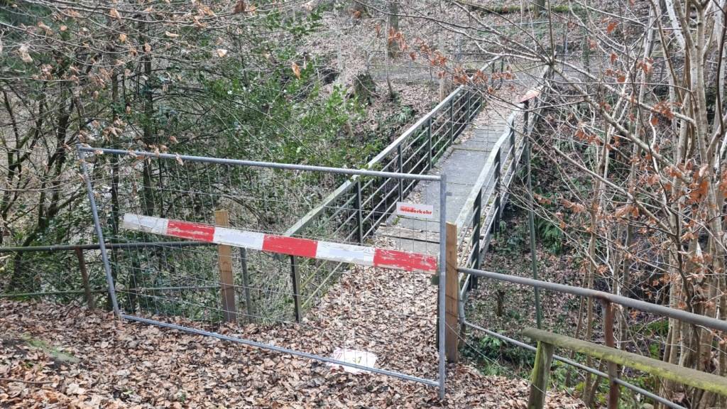 Brücke über die Rengglochschlucht in Kriens wird neu gebaut
