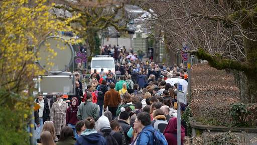 Rund tausend Russen folgen in Bern Protest-Aufruf gegen Putin-Wahl