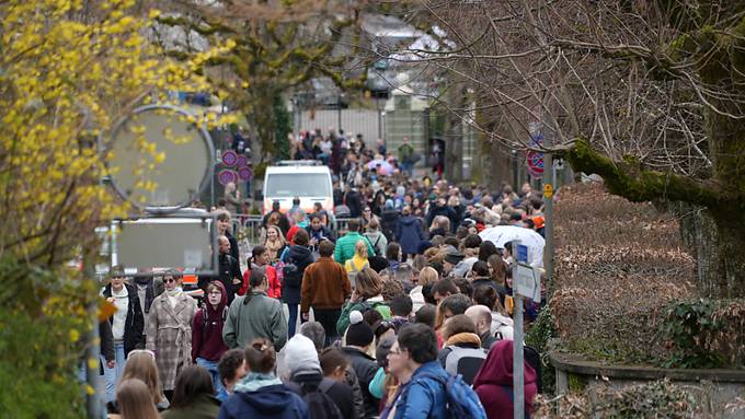 Rund tausend Russen folgen in Bern Protest-Aufruf gegen Putin-Wahl