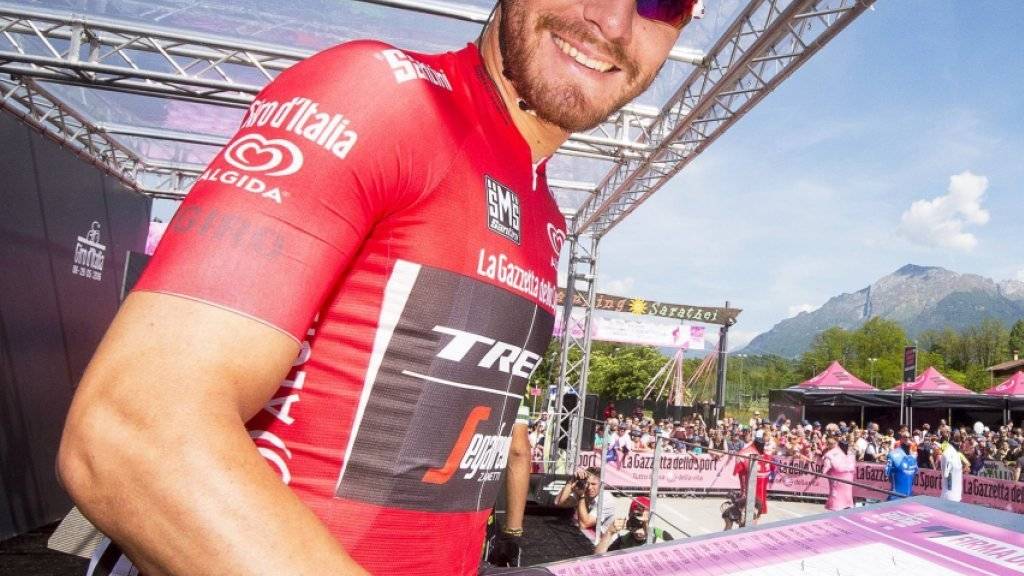 Der italienische Sprinter Giacomo Nizzolo im Mai 2016 während dem Giro d'Italia