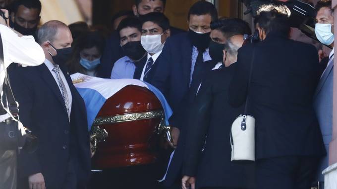 Abschied vom «Goldjungen»: Fussballikone Maradona beigesetzt