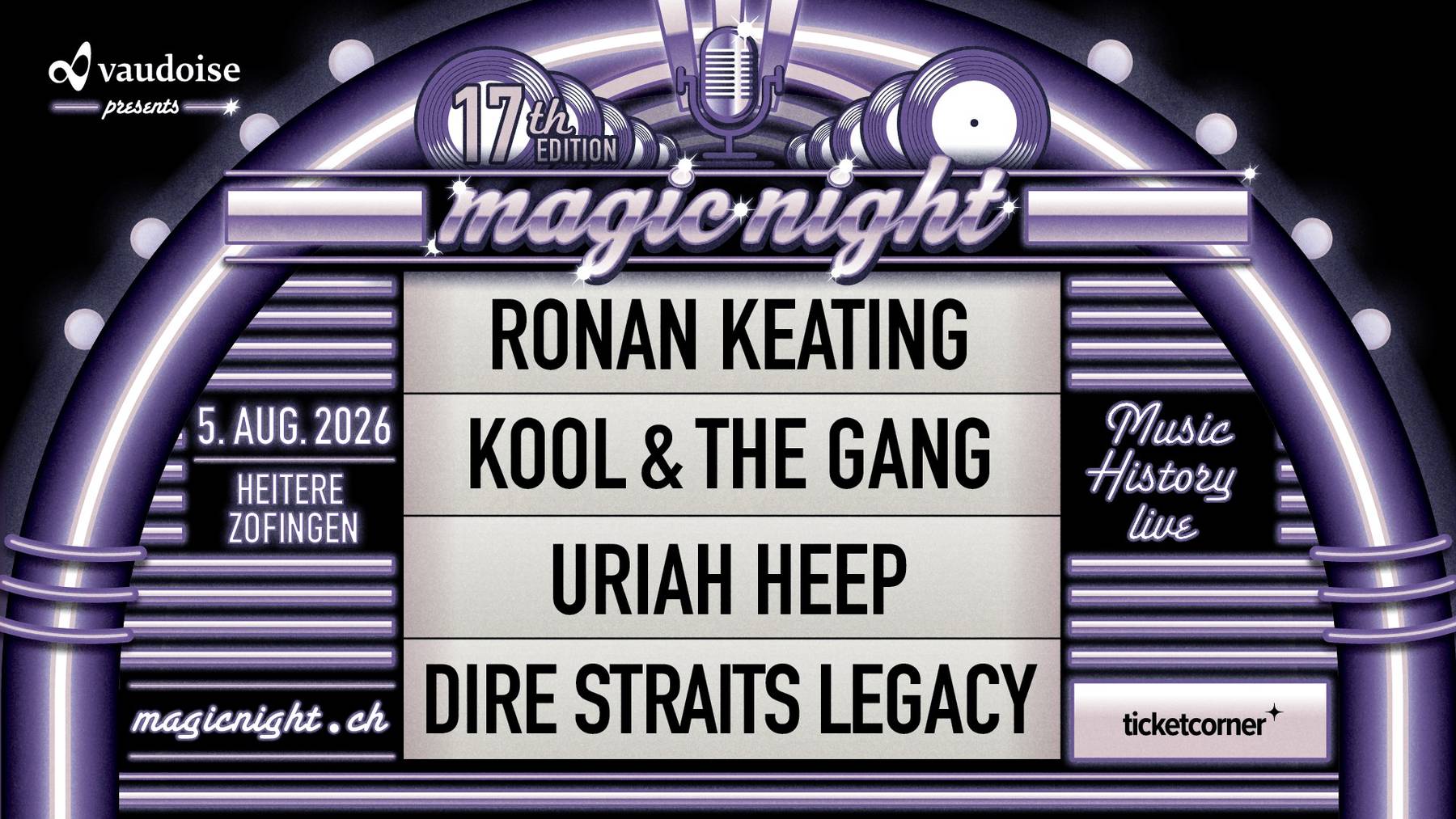 Magic Night LineUp