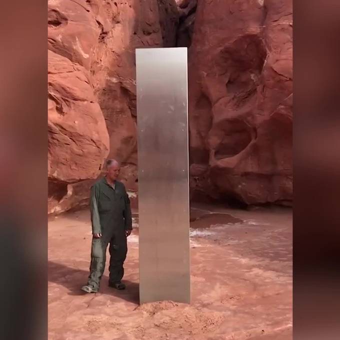 Die ganze Welt rätselt über mysteriösen Metall-Monolithen in der Wüste