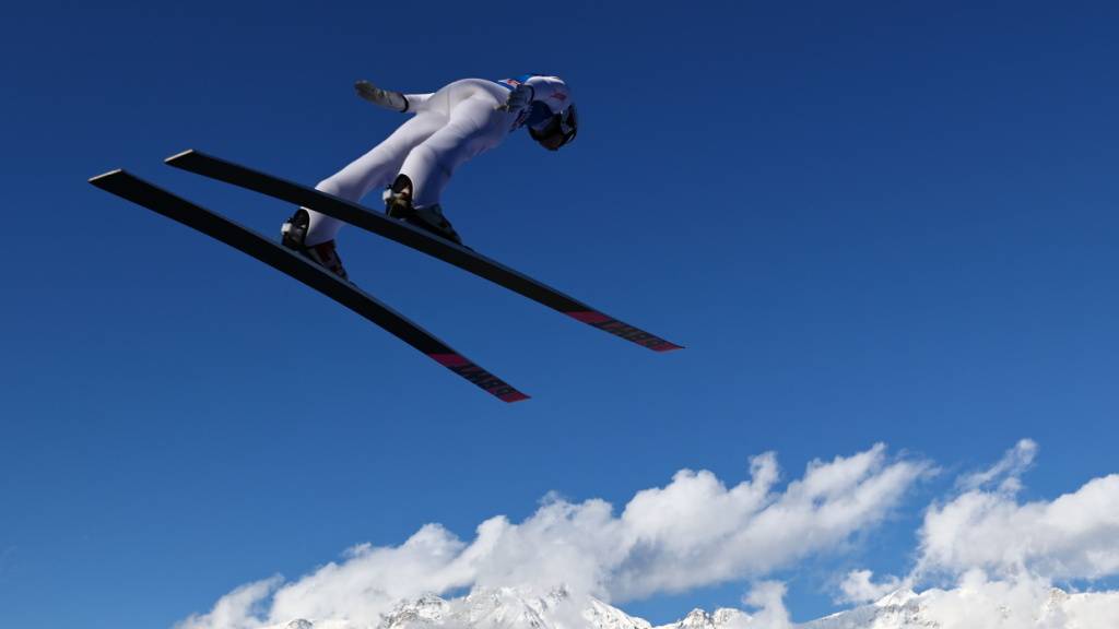 Felix Trunz hebt ab: Ob es auch für ein Olympia-Ticket reicht, lässt sich noch nicht abschätzen (Archivaufnahme)