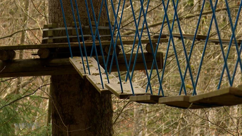 Seilpark Gantrisch schliesst für immer: Natur macht Betreibern definitiv Strich durch die Rechnung